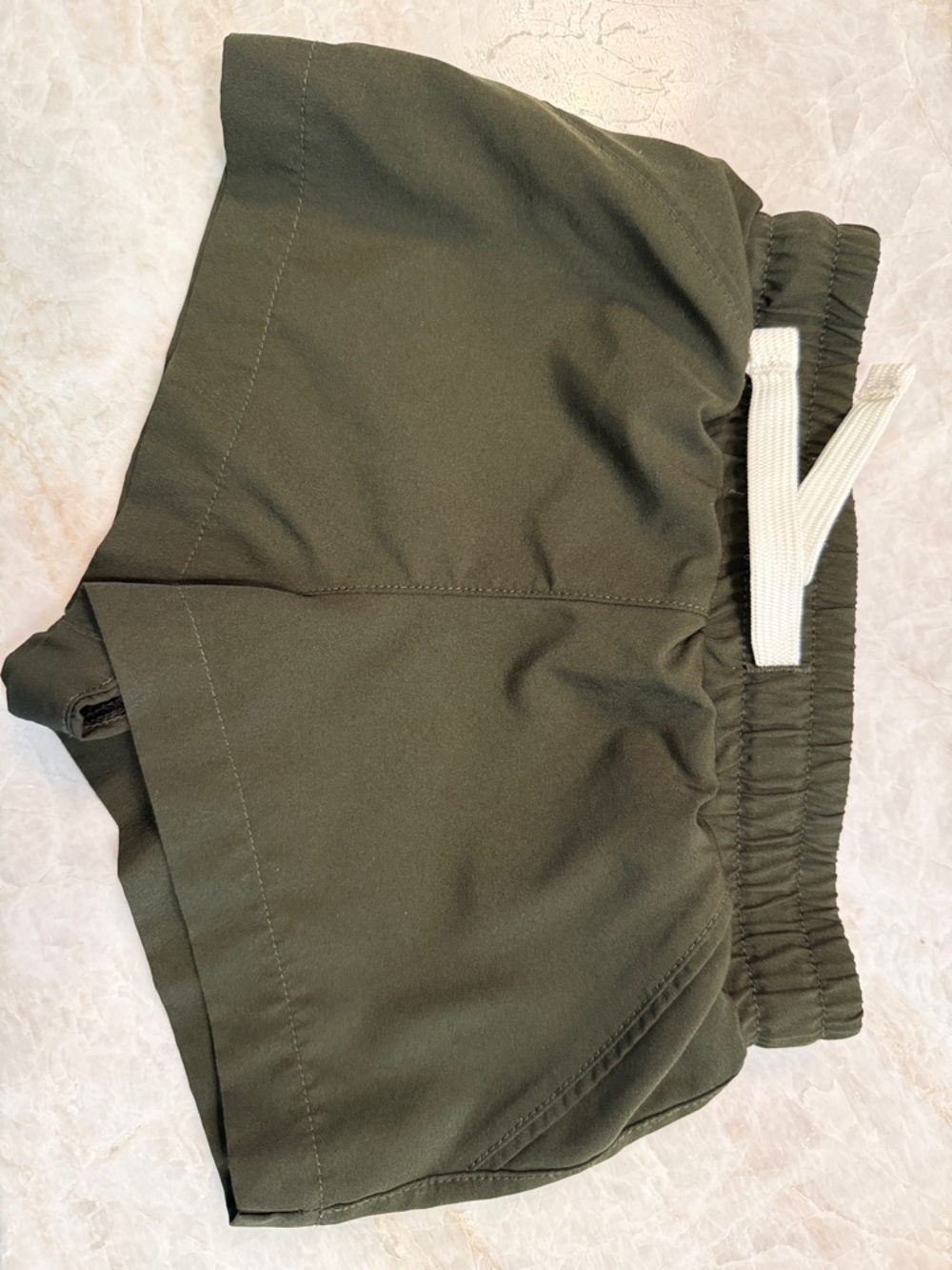 Cadets Boy’s Classic Cloud OLIVE Elastic-Waist Shorts size 1/2